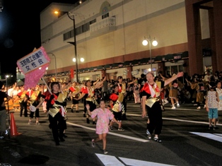 第４２回玉野まつりおどり大会へ参加